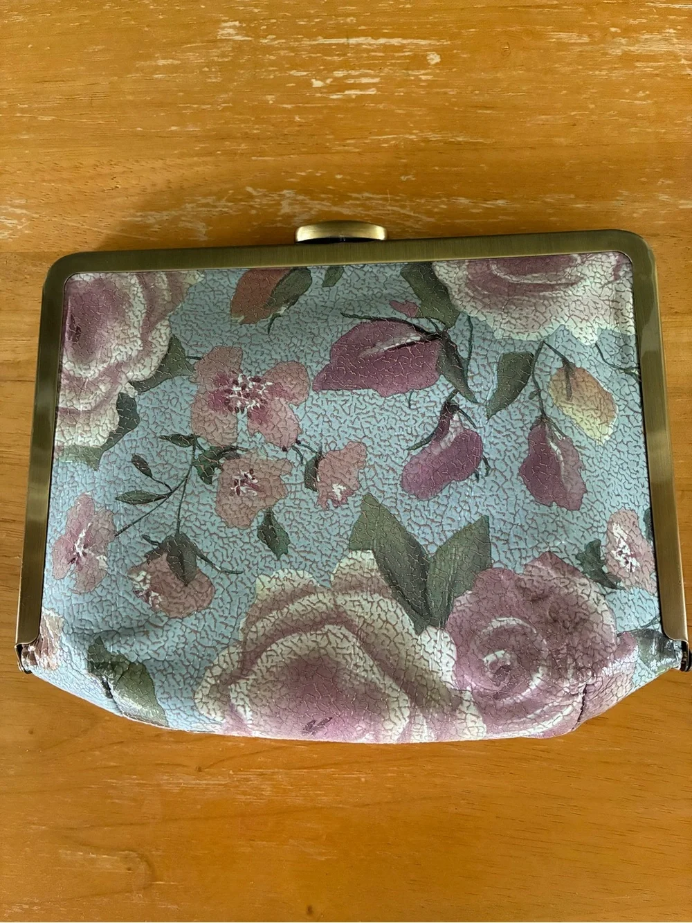 Patricia Nash Crackled Rose Garden Chain-Handle Clutch - Picture 9 of 16